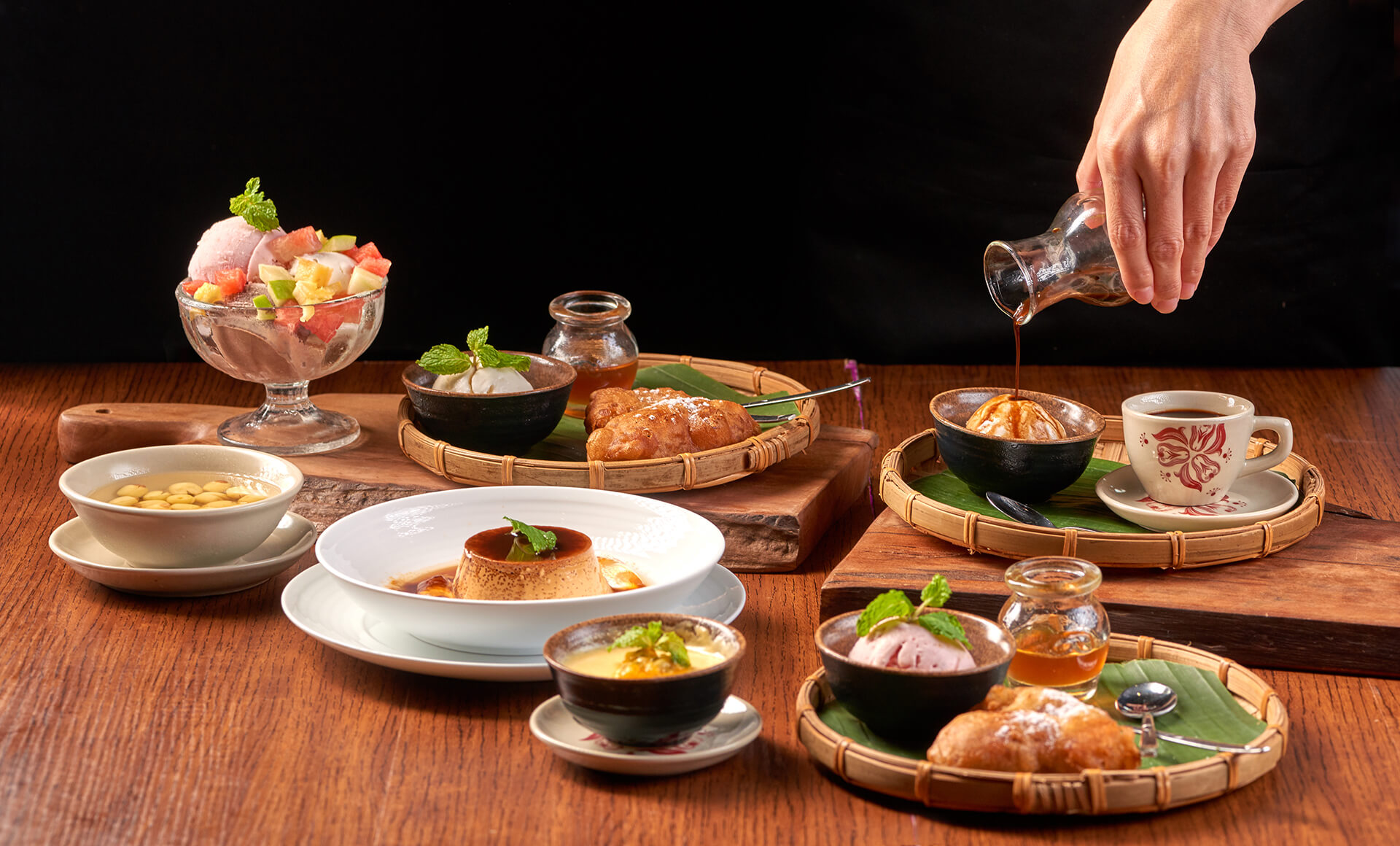 Tráng miệng tại nhà hàng